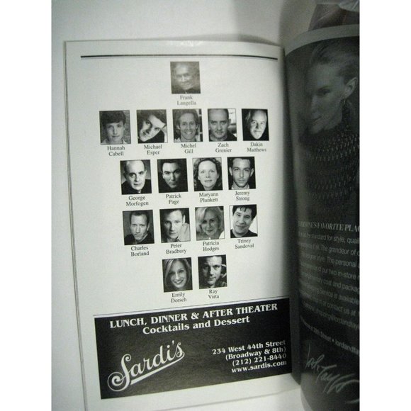 A Man for All Seasons Playbill 2008 Roundabout Theatre Company Frank Langella - Picture 8 of 9